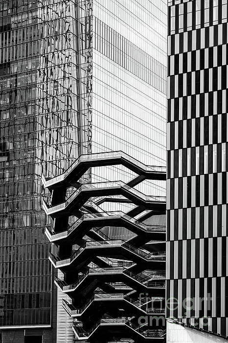 Close view of Vessel and skyscrapers of Hudson Yards in midtown by Edi Chen Close view of Vessel and skyscrapers of Hudson Yards in midtown by Edi Chen